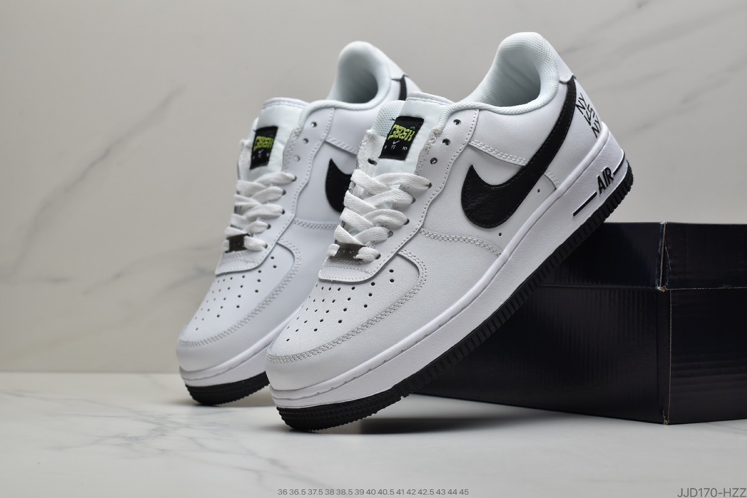 130 耐克Nike Air Force 1 Utility White BLACK Low 空军一号低帮运动休闲板鞋  CW7297-100