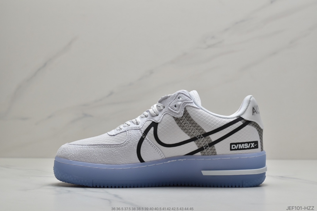 155 Nike Air Force 1 React QS 解析冰蓝/绿 Light Bone 冰块  CQ8879