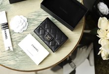 1:1 Replica Wholesale
 Chanel Wallet Card pack All Steel Cowhide