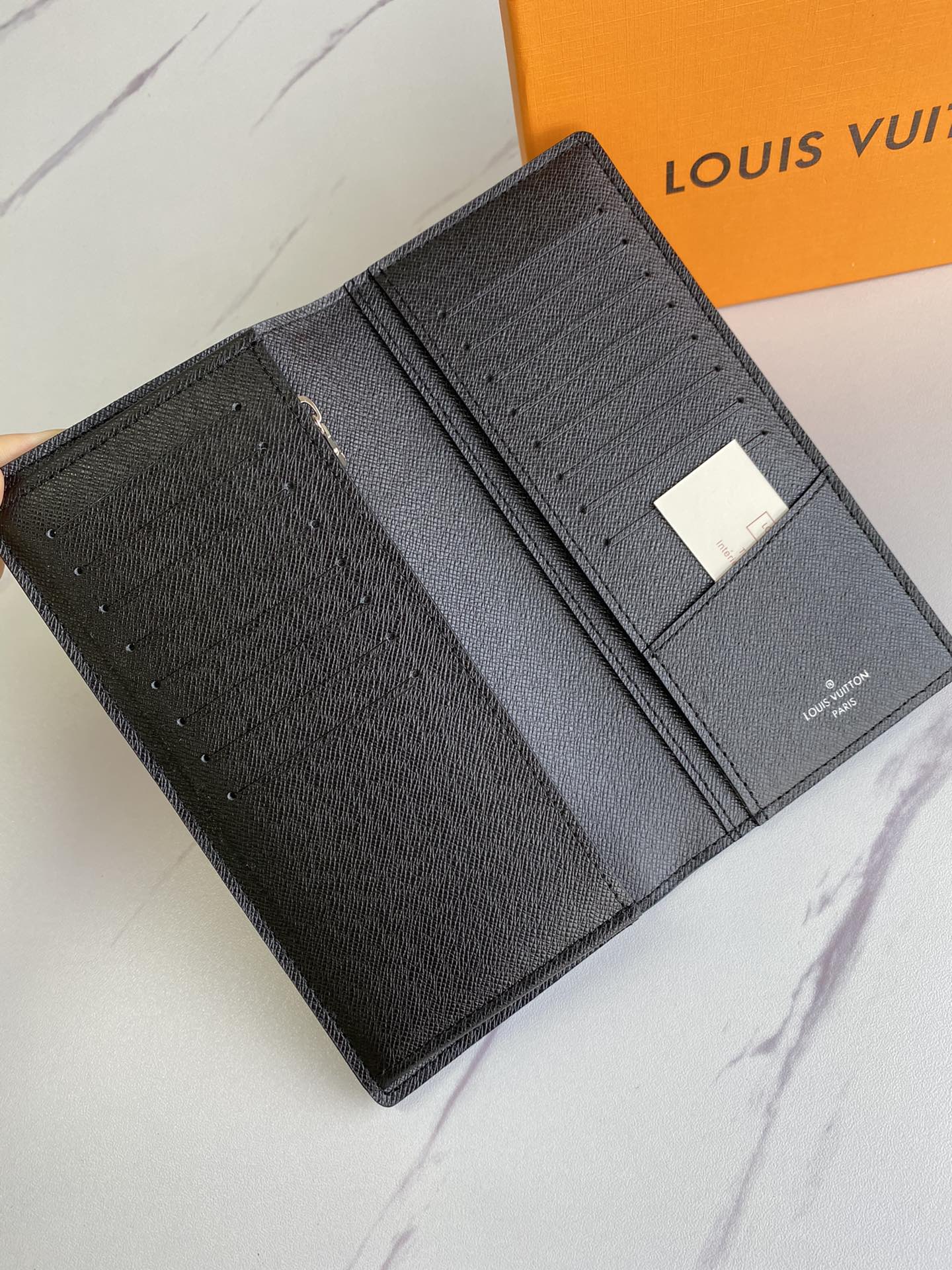 Stylish leather bifold wallet as a gift