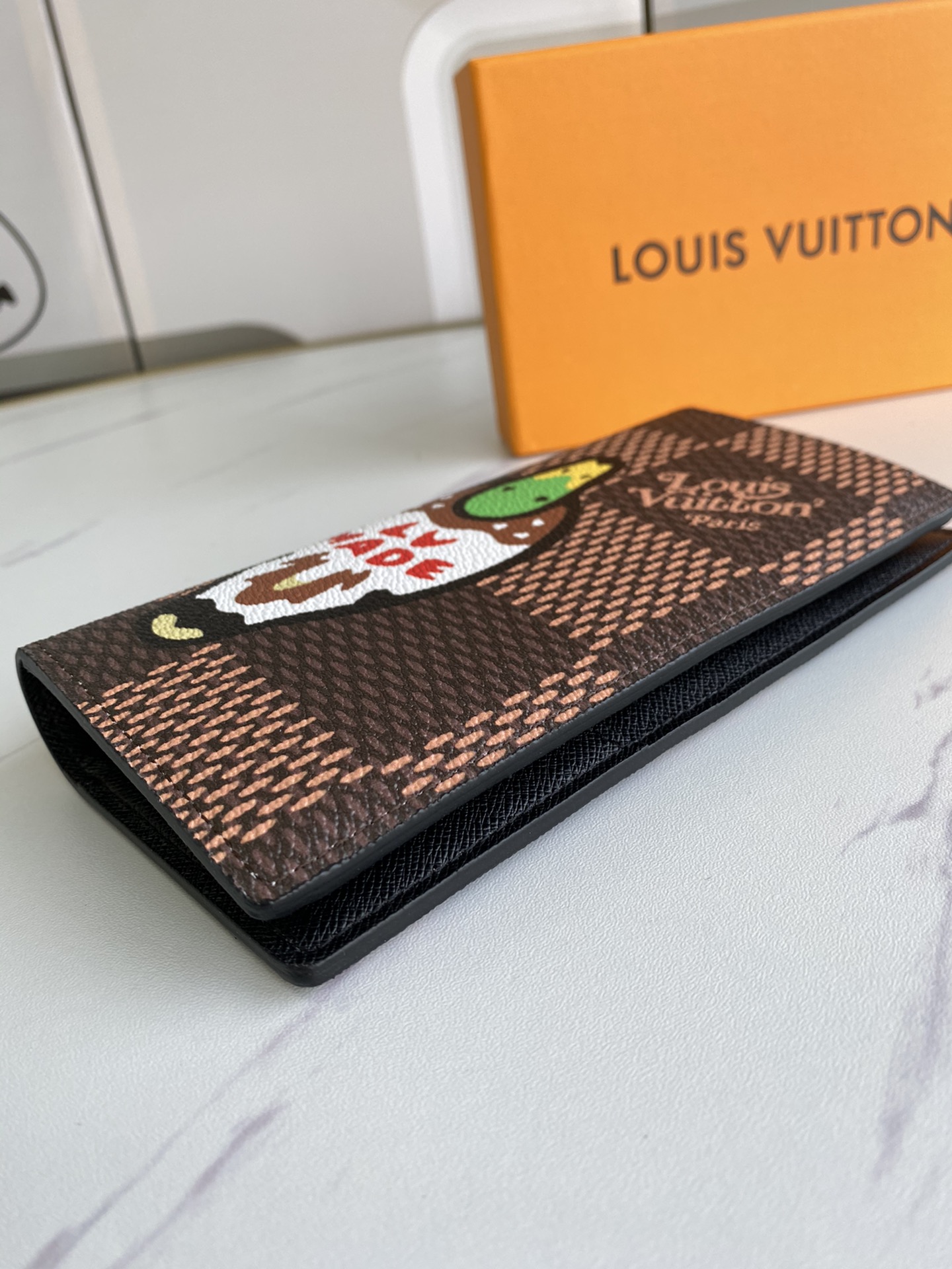 Close-up of leather texture for stylish wallet