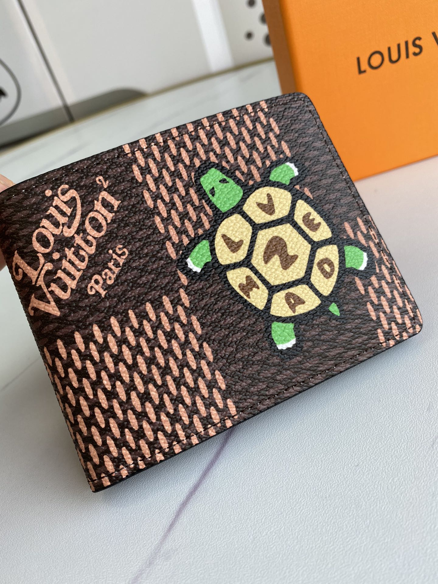 Classic Leather Bifold Wallet with cards and cash