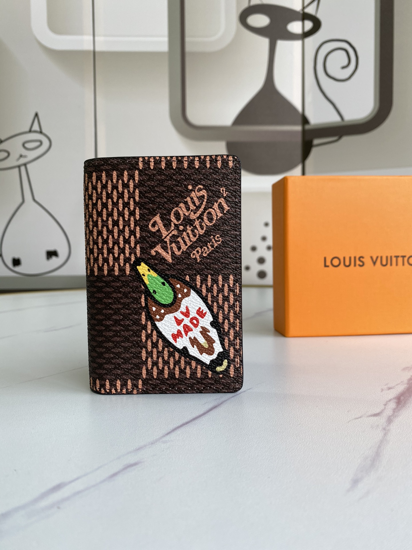 Premium Leather Card Holder - Back View Premium Leather Card Holder - Back View