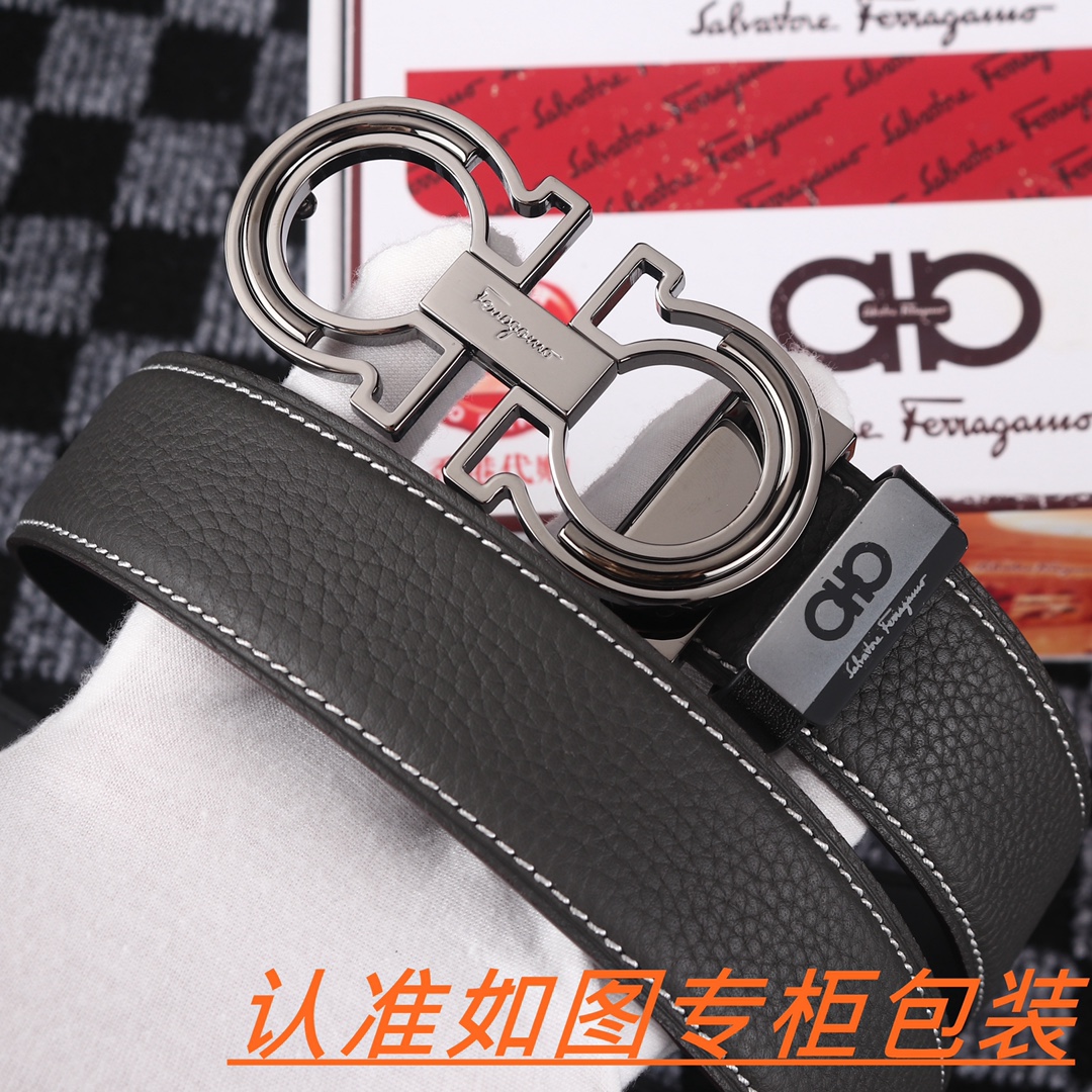 男士腰带菲拉格木️原单男士皮带百分百