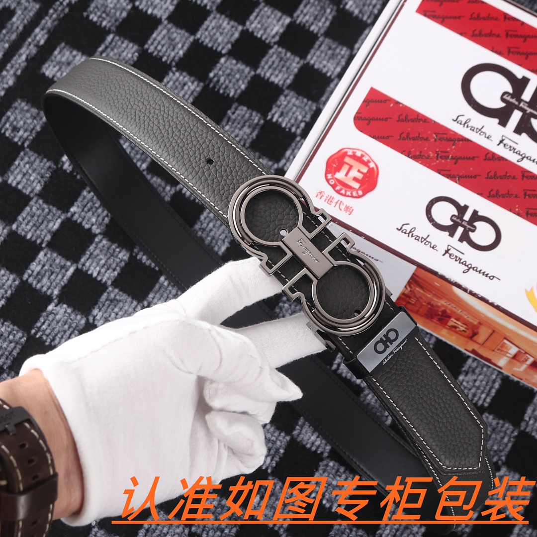 男士腰带菲拉格木️原单男士皮带百分百