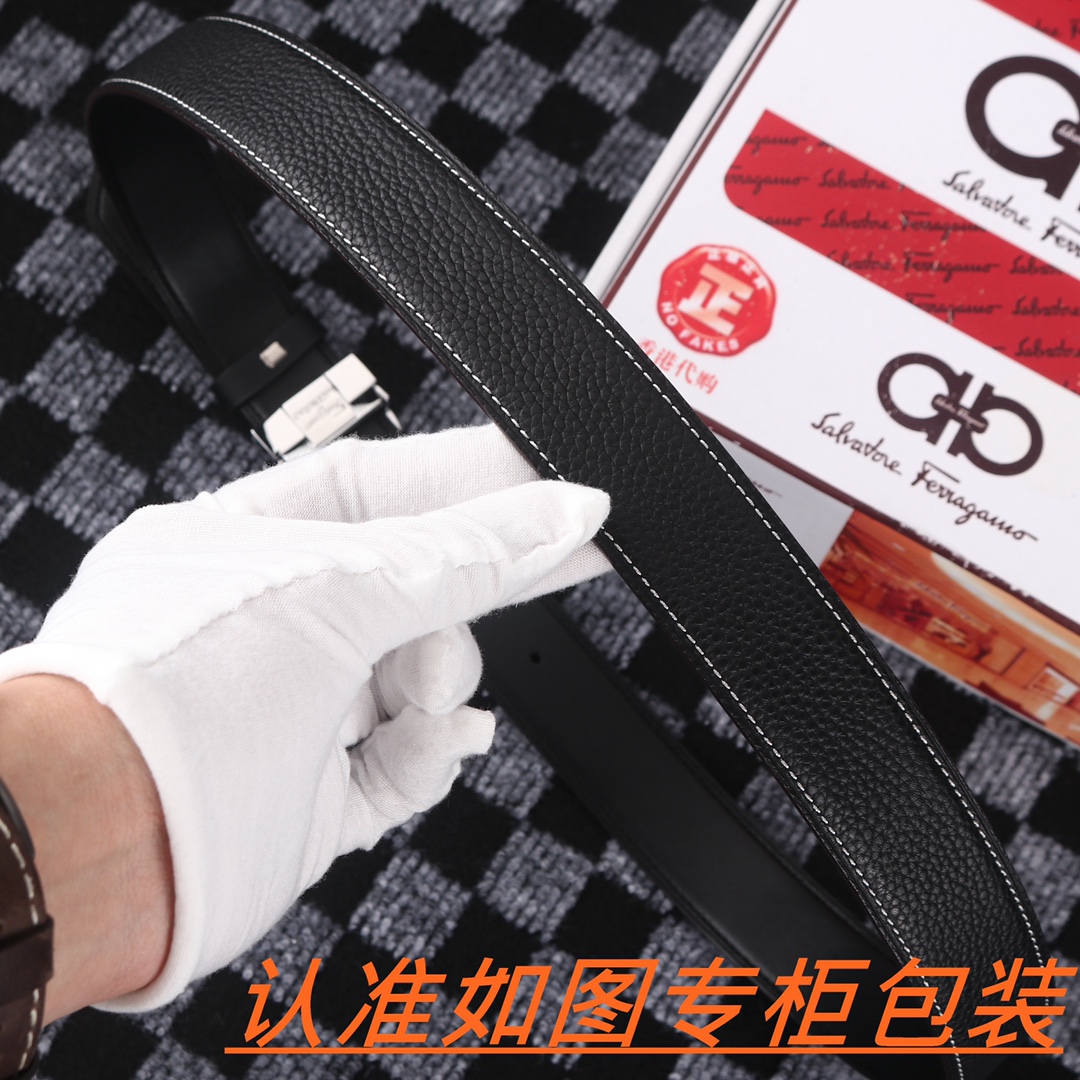 男士腰带菲拉格木️原单男士皮带百分百