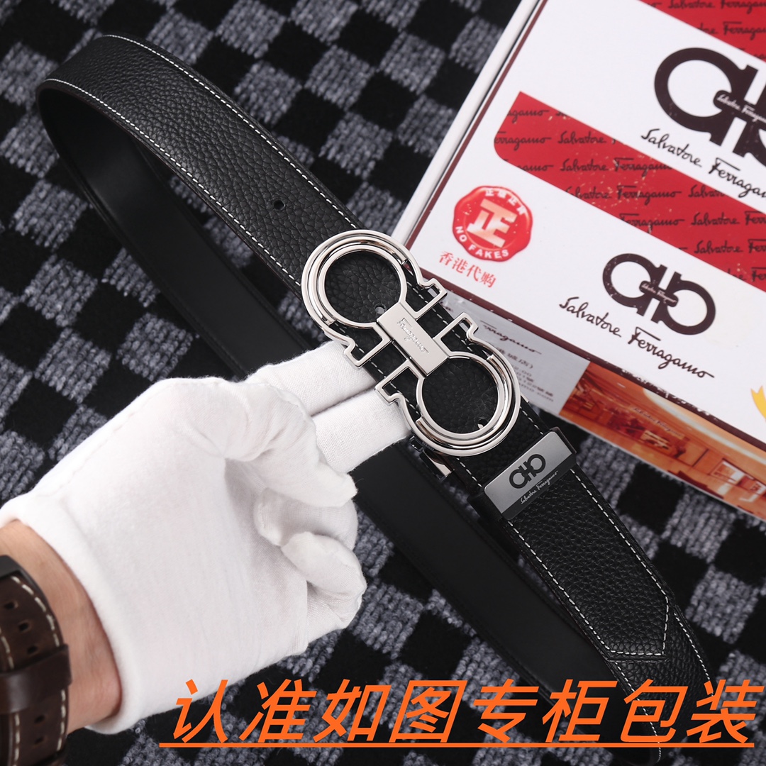 男士腰带菲拉格木️原单男士皮带百分百