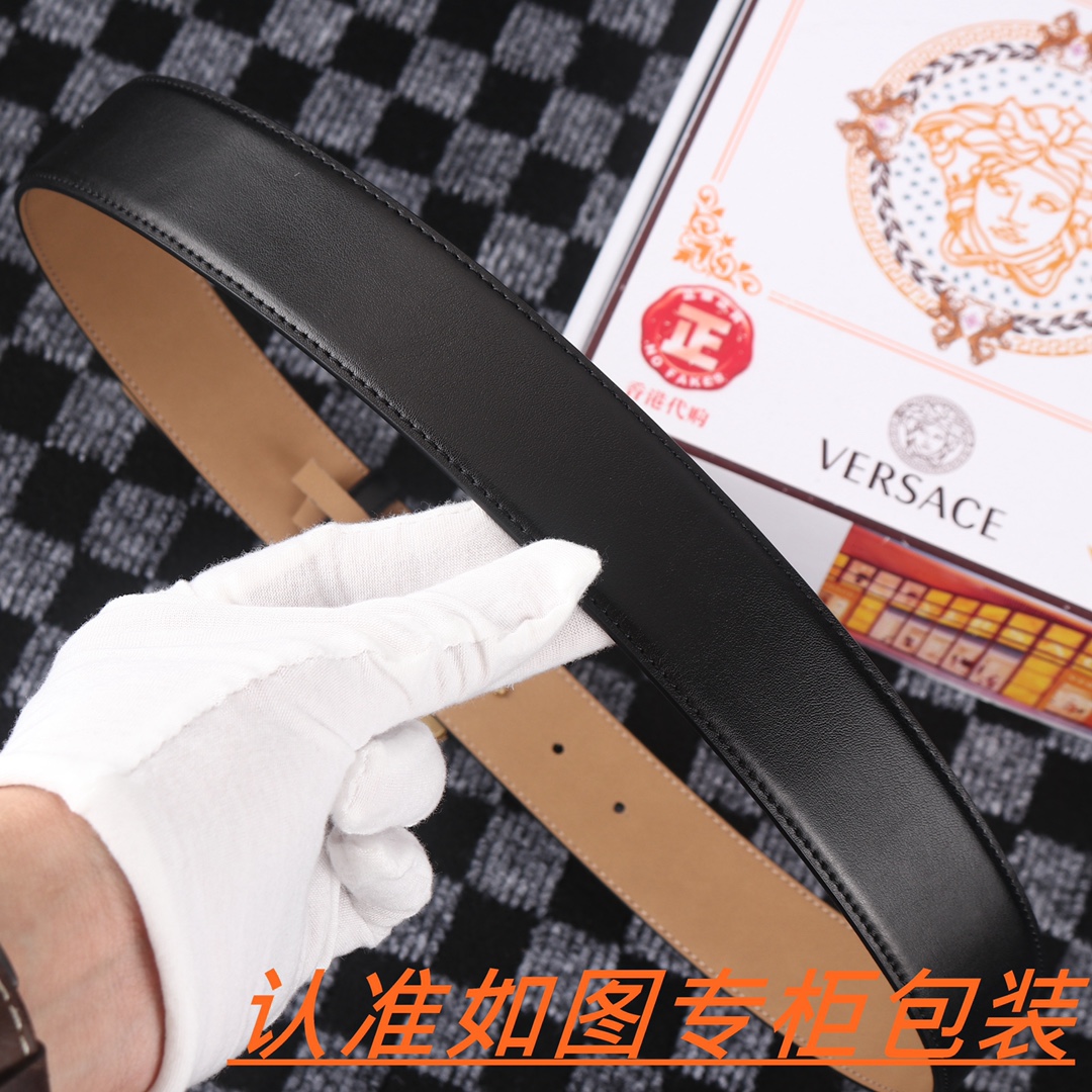 男士腰带范思哲️原单男士皮带百分百头