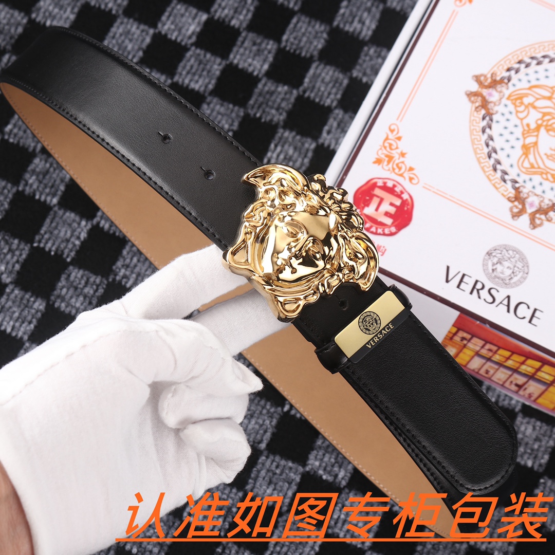 男士腰带范思哲️原单男士皮带百分百头