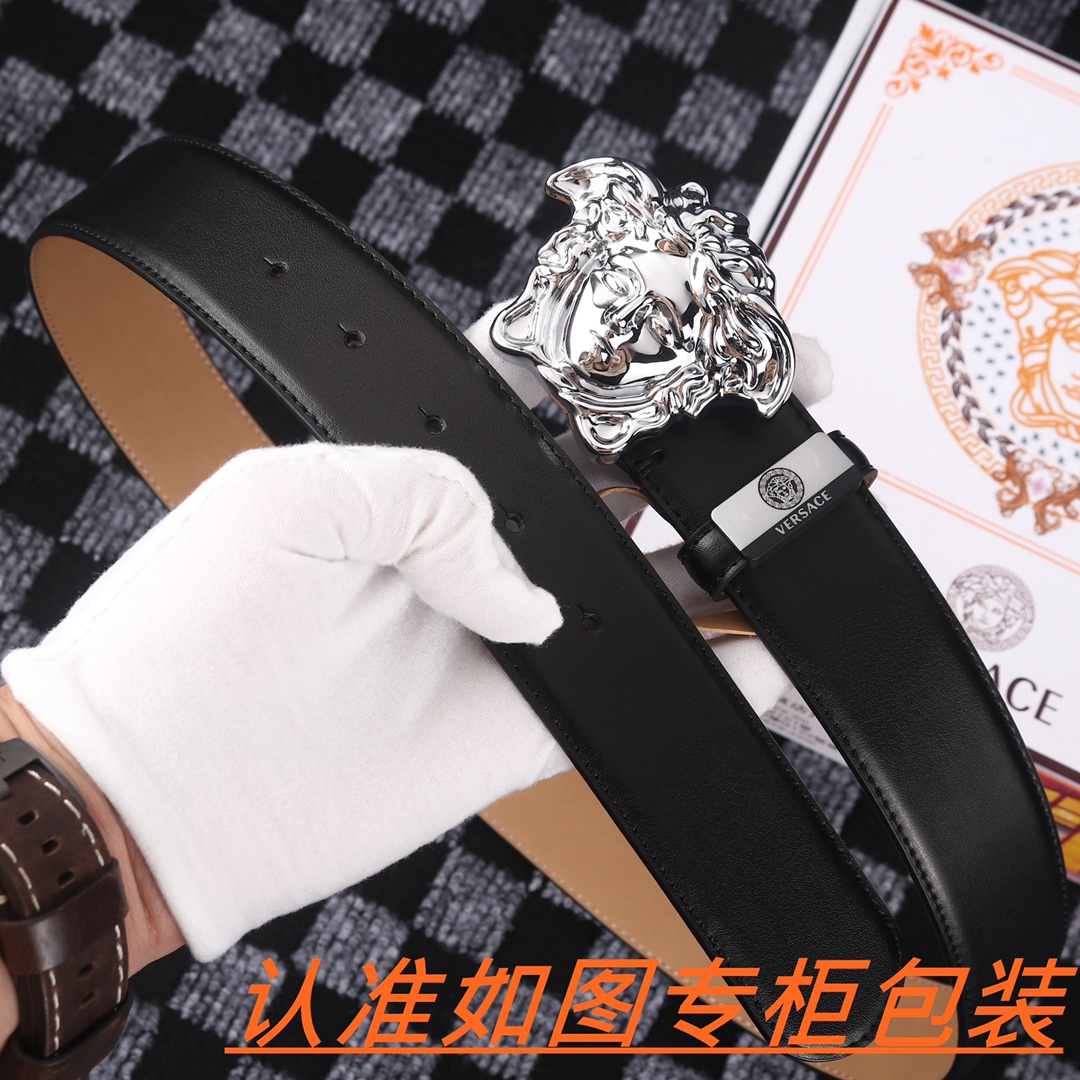 男士腰带范思哲️原单男士皮带百分百头