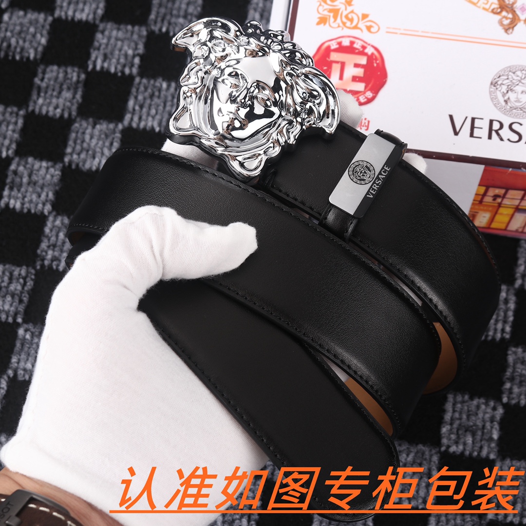 男士腰带范思哲️原单男士皮带百分百头