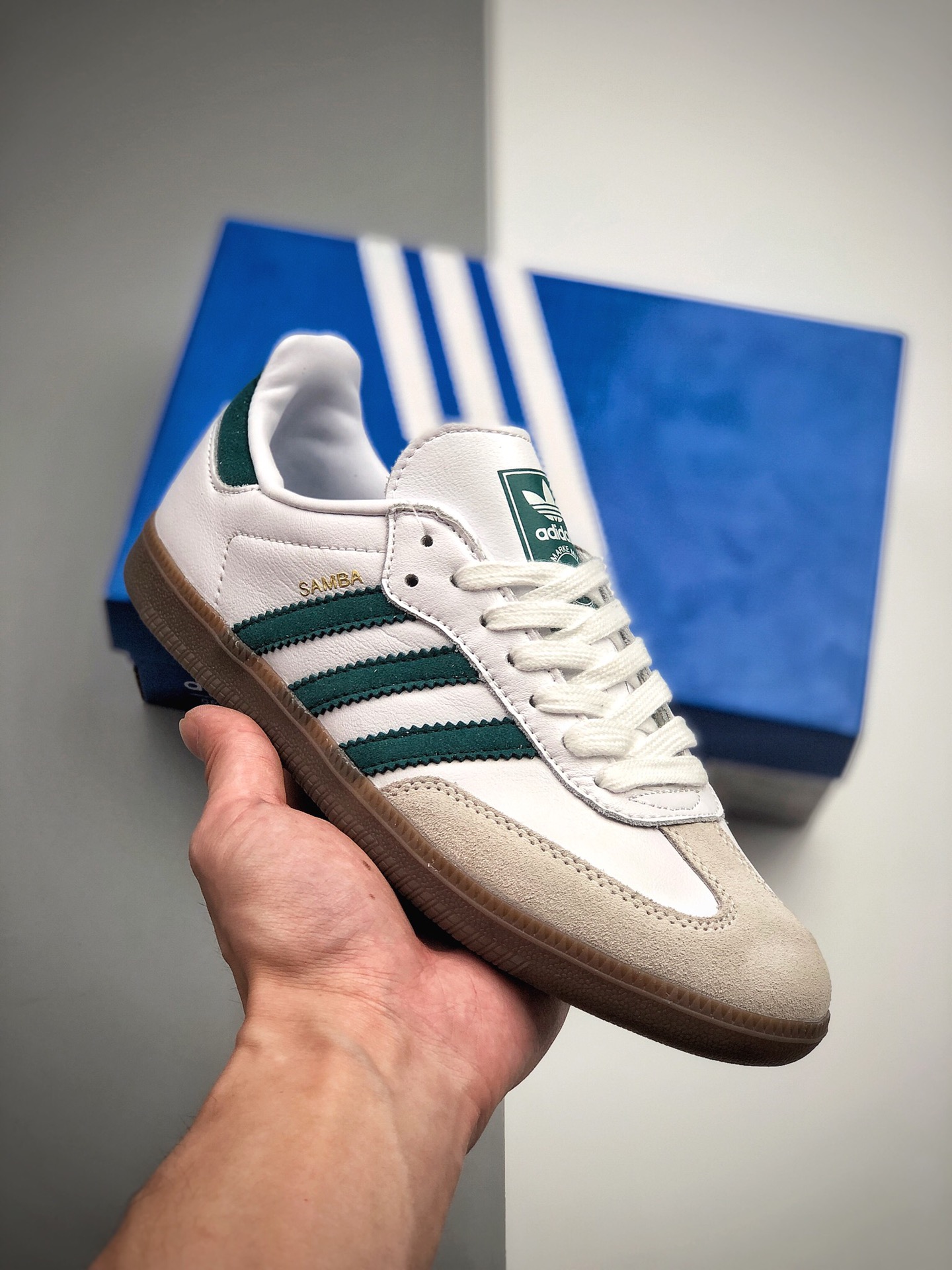 160  Adidas 近70年的经典Samba OG 原装全头层EG9327