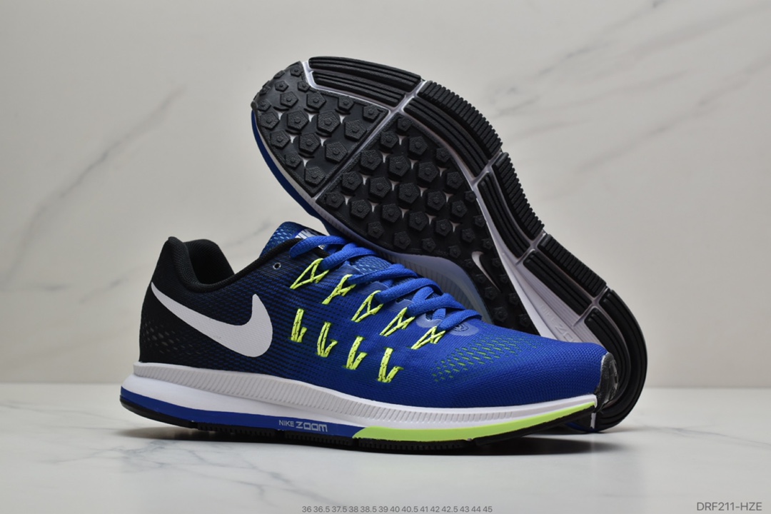 115 耐克 Nike Air Zoom Pegasus 33  Zoom内置气垫 登月33代气垫缓震跑步鞋