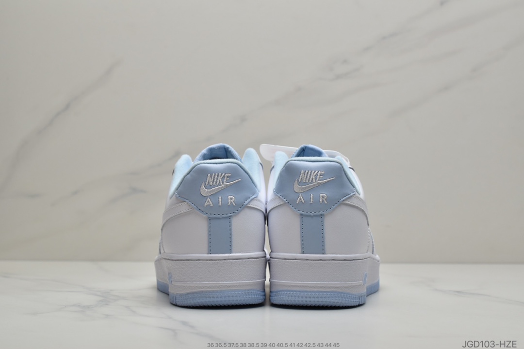 180 公司级 Nike Air Force 1 Low “White Hydrogen Blue”空军一号低帮百搭休闲运动板鞋CD6915-103
