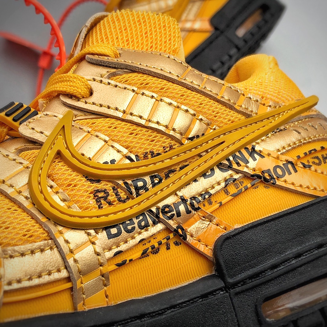 300  耐克Nike Air Off-White  x Rubber Dunk 该鞋款采用土豪金作为主调 CU6015-700