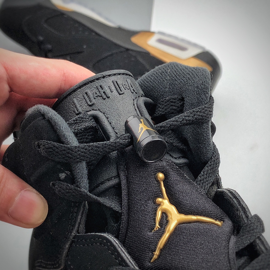 290 耐克 Nike Air Jordan 6 ” DMP ” 黑金 篮球鞋 搭配 Air Jordan 6 CT4954-007