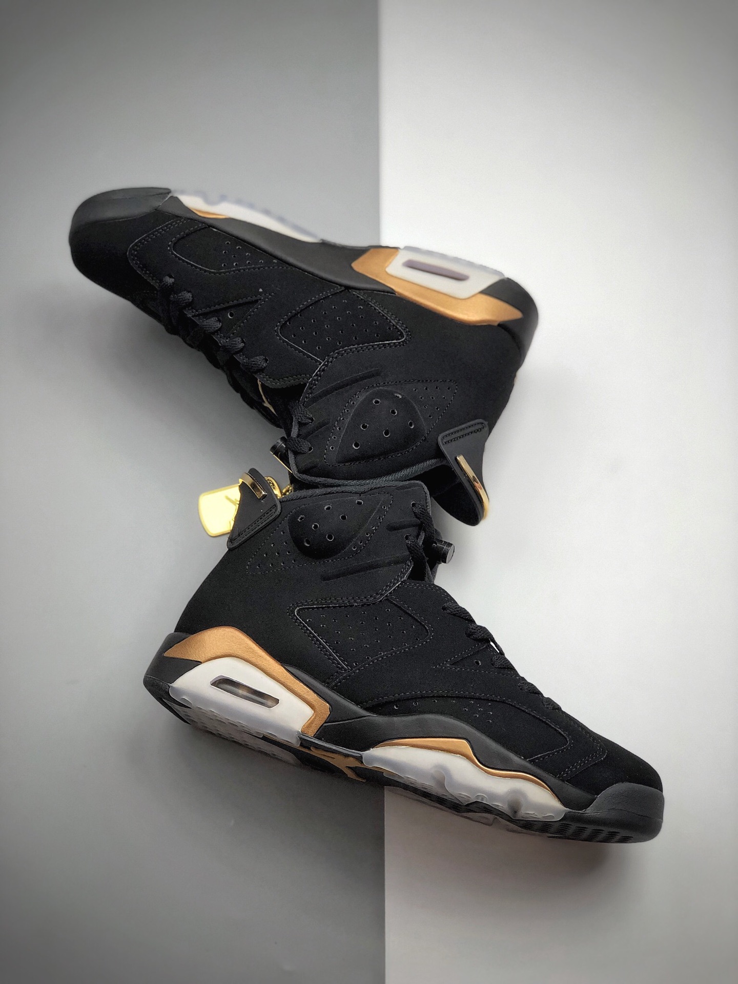 290 耐克 Nike Air Jordan 6 ” DMP ” 黑金 篮球鞋 搭配 Air Jordan 6 CT4954-007