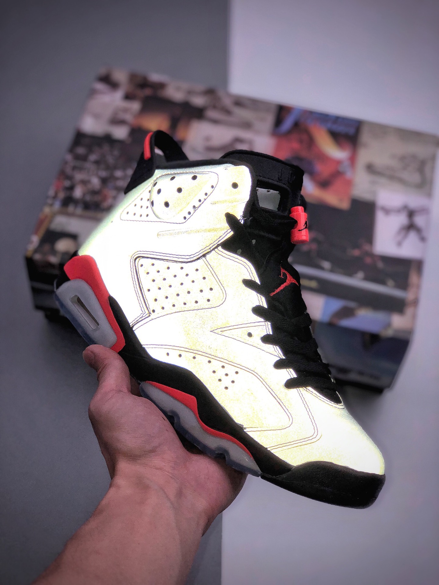 290 Air Jordan 6 ”PSG” 巴黎圣日耳曼 3M 反光 AJ6 乔丹6代 aj6 乔6 CI4072-001