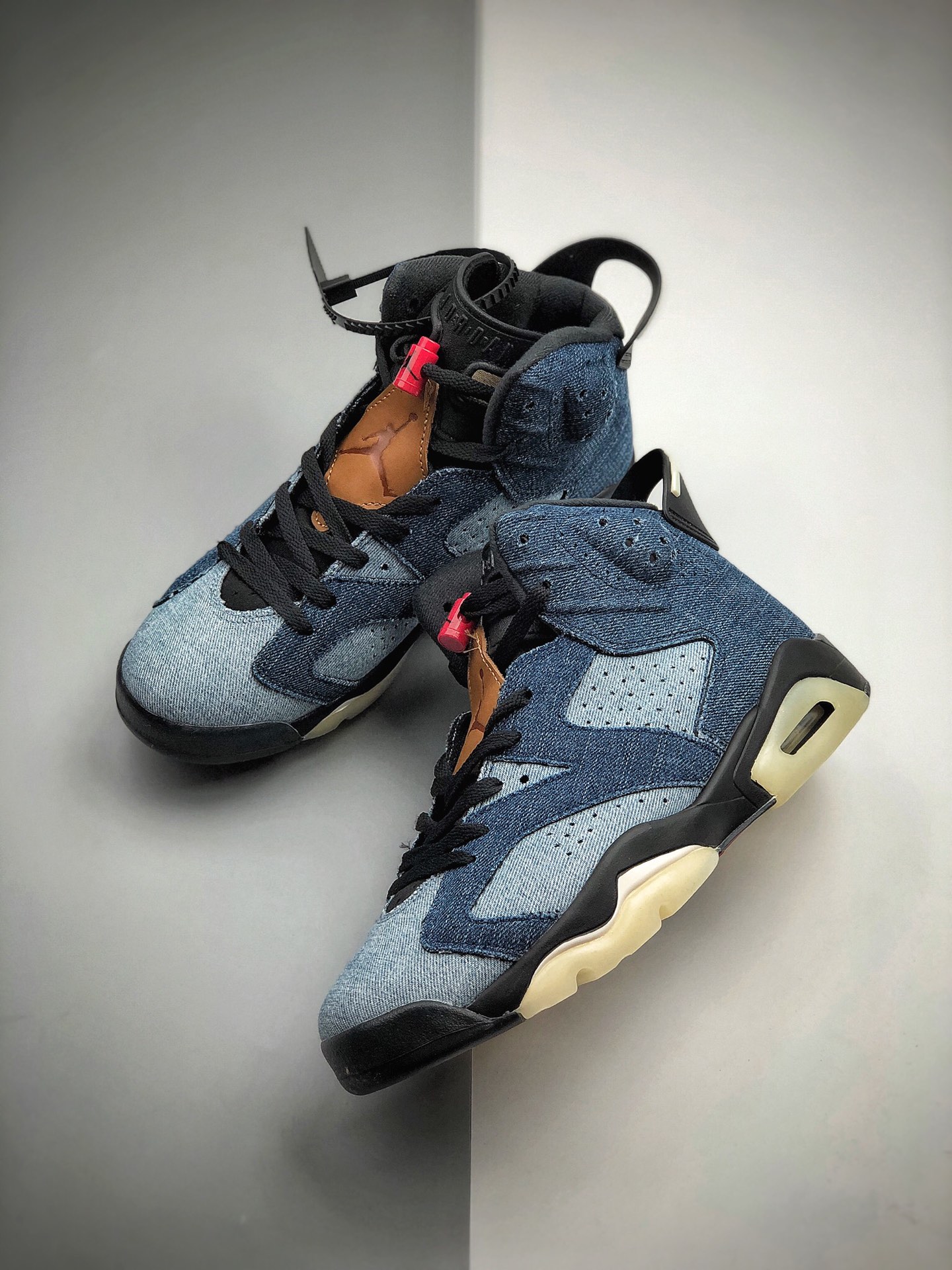 290 乔丹/Air Jordan aj6 AJ6 乔丹6代乔6 乔丹Air Jordan 6 “Washed Denim” 乔6 CT5350-401