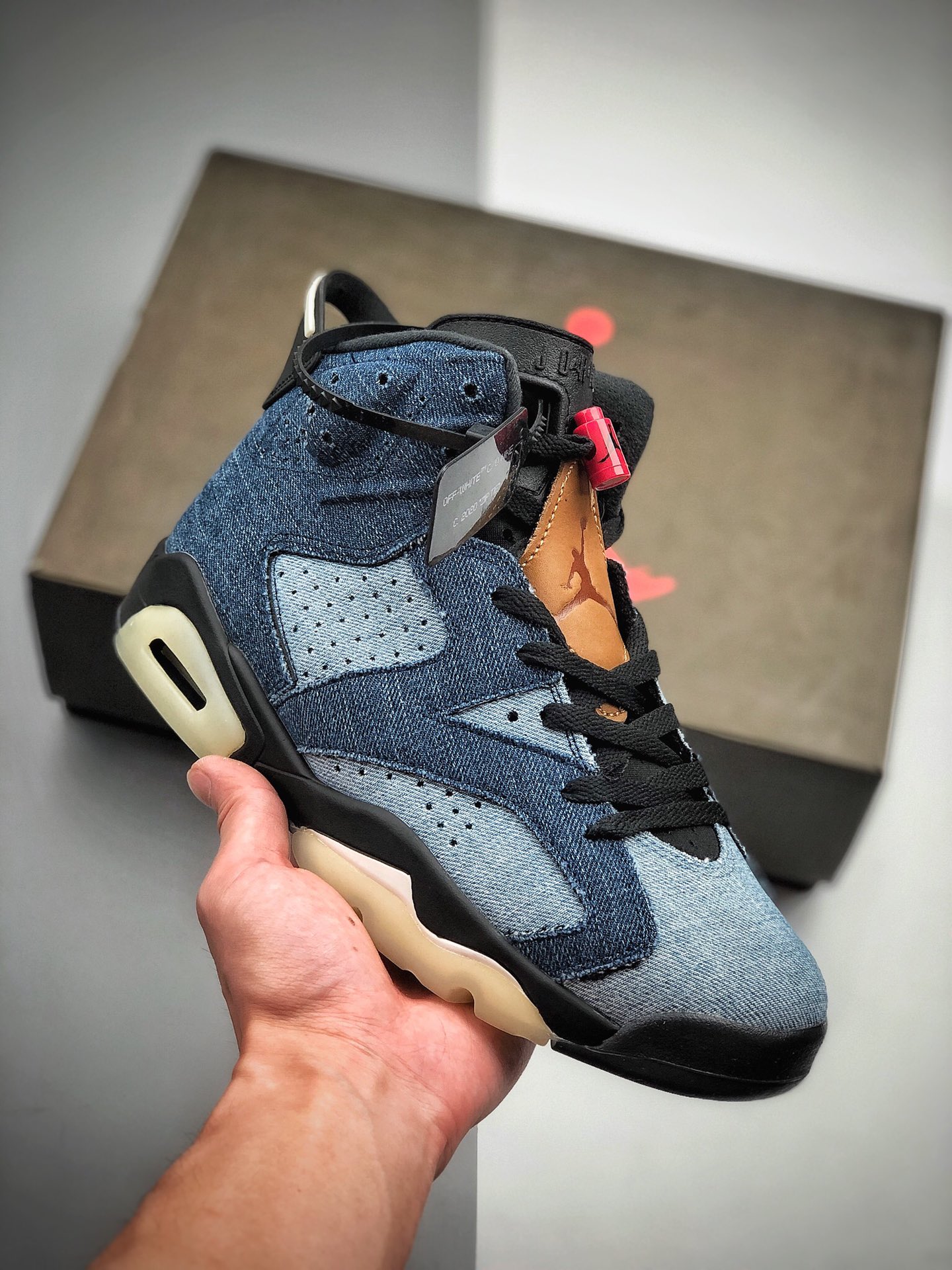 290 乔丹/Air Jordan aj6 AJ6 乔丹6代乔6 乔丹Air Jordan 6 “Washed Denim” 乔6 CT5350-401