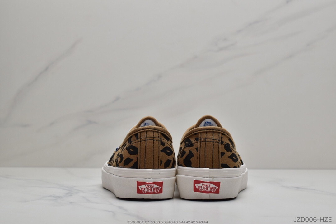 140 公司级 Vans Vault OG Authentic SID LX 豹纹 安纳海姆 男女板鞋帆布鞋