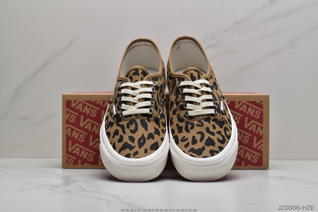 140 公司级 Vans Vault OG Authentic SID LX 豹纹 安纳海姆 男女板鞋帆布鞋