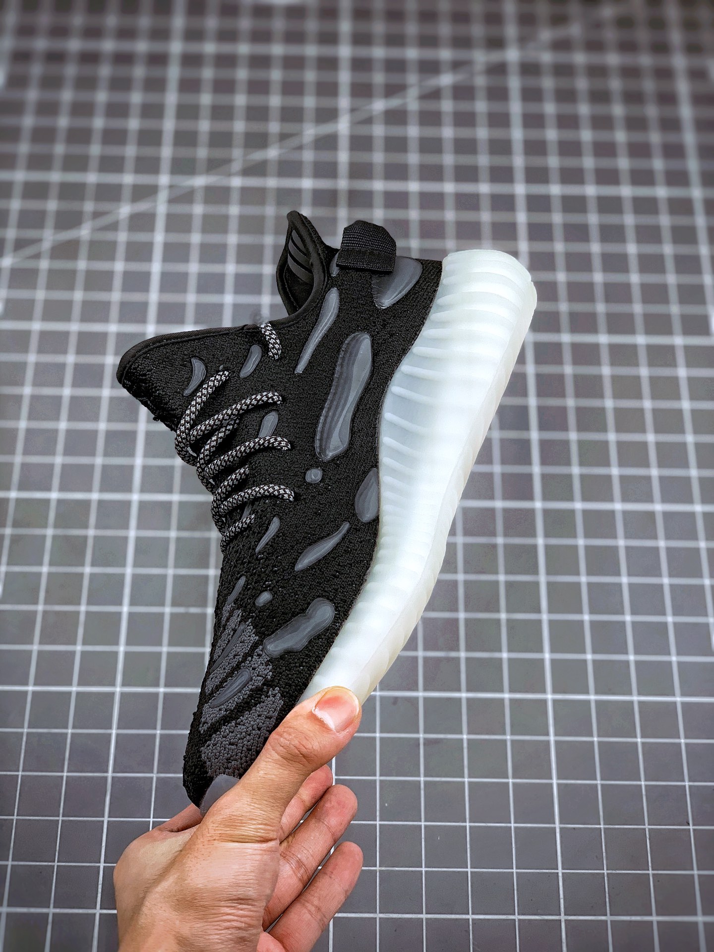 360 Adidas YEEZY BOOST 350V3水滴夜光系列 FC9219