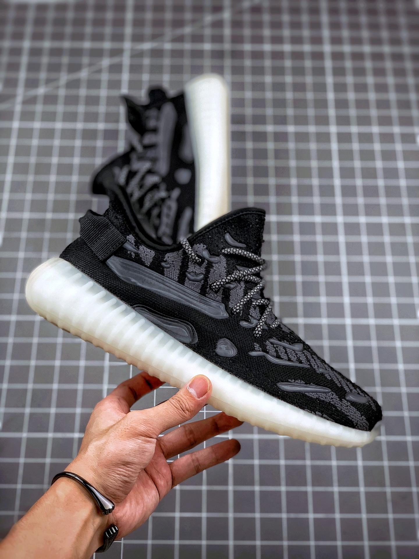360 Adidas YEEZY BOOST 350V3水滴夜光系列 FC9219