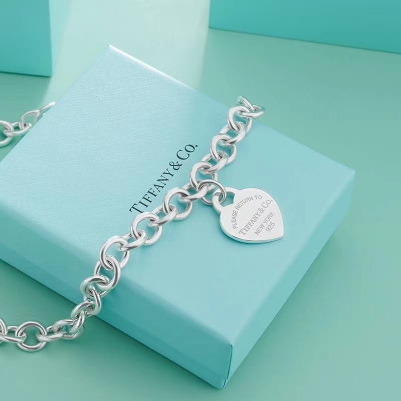 Tiffany & Co. Tiff*ny&Co. 龙虾扣心牌粗项链