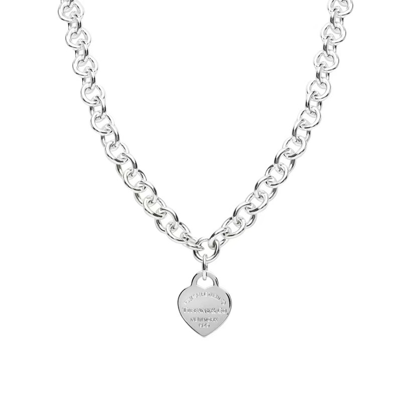 Tiffany & Co. Tiff*ny&Co. 龙虾扣心牌粗项链