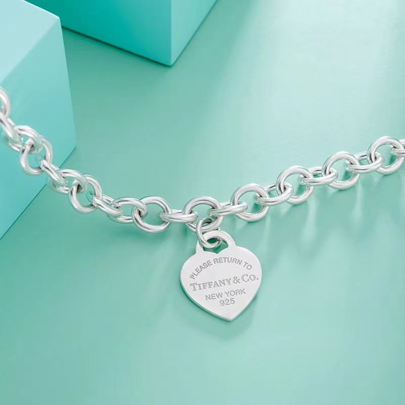 Tiffany & Co. Tiff*ny&Co. 龙虾扣心牌粗项链