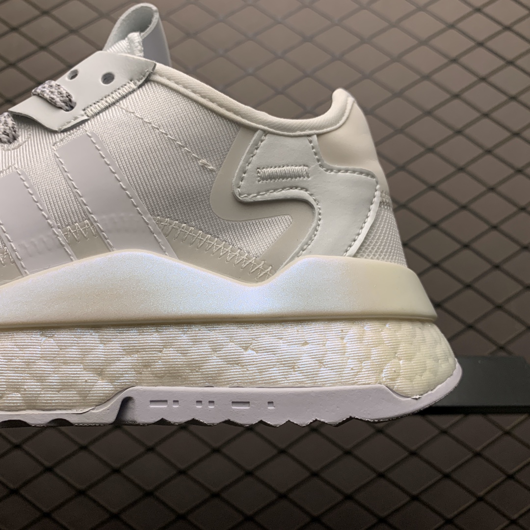 180 Adidas 阿迪达斯 Nite Jogger Boost夏季网面透气款  夜行者真爆大底复古跑鞋 EG8849