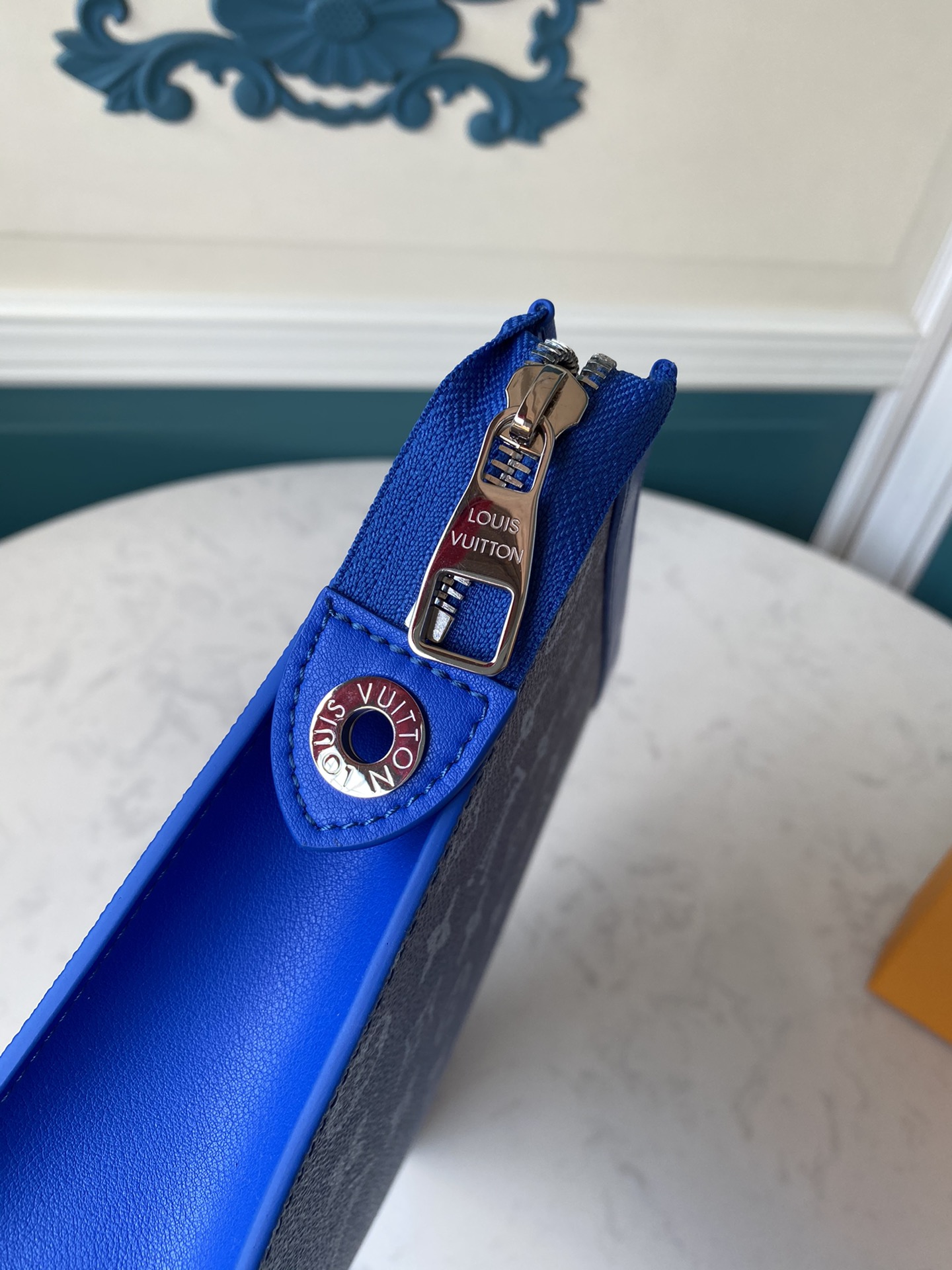 For Fall-Winter 2020, Virgil Abloh refreshed the Pochette Voyage clutch - Bag 7