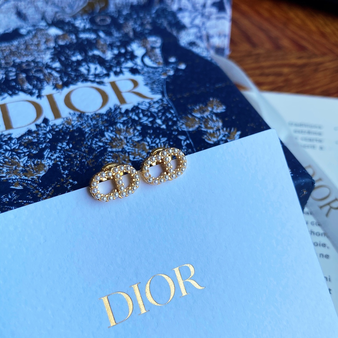 Wholesale Designer Shop
 Dior Jewelry Earring Yellow Brass