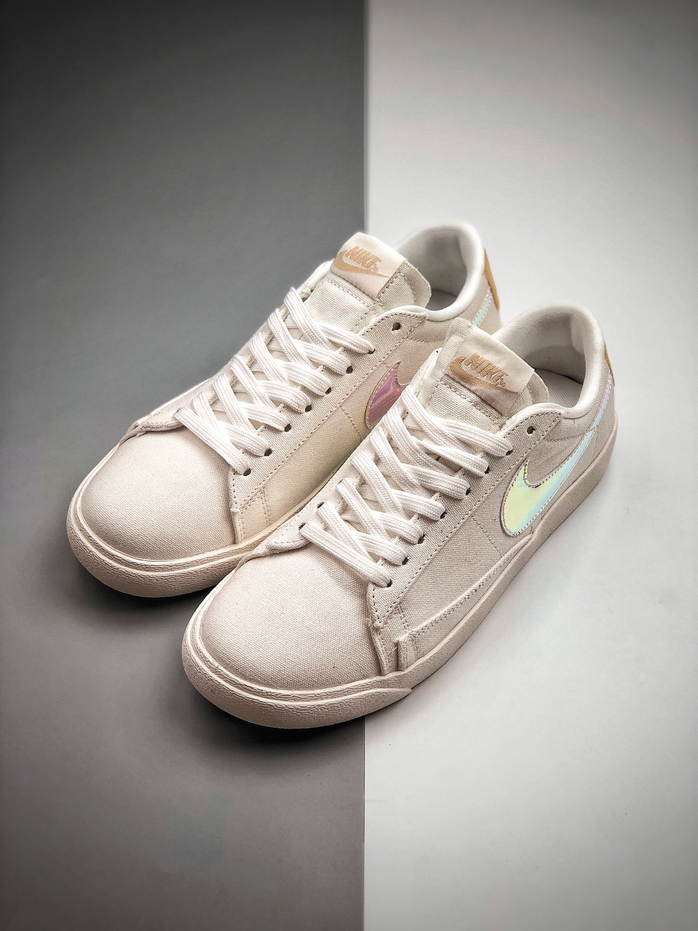 150  耐克Nike Blazer Premium Canvas Low”Shanghai”浅咬花运动板鞋 AV9371-109
