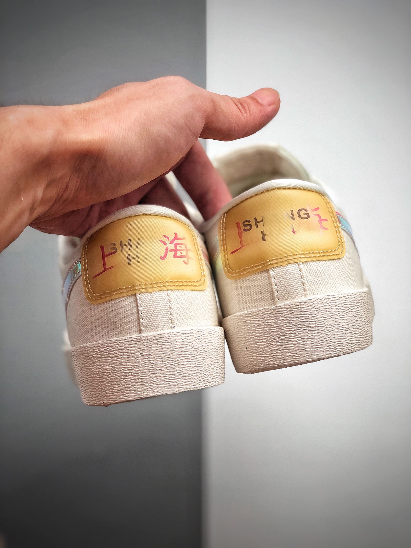 150  耐克Nike Blazer Premium Canvas Low”Shanghai”浅咬花运动板鞋 AV9371-109