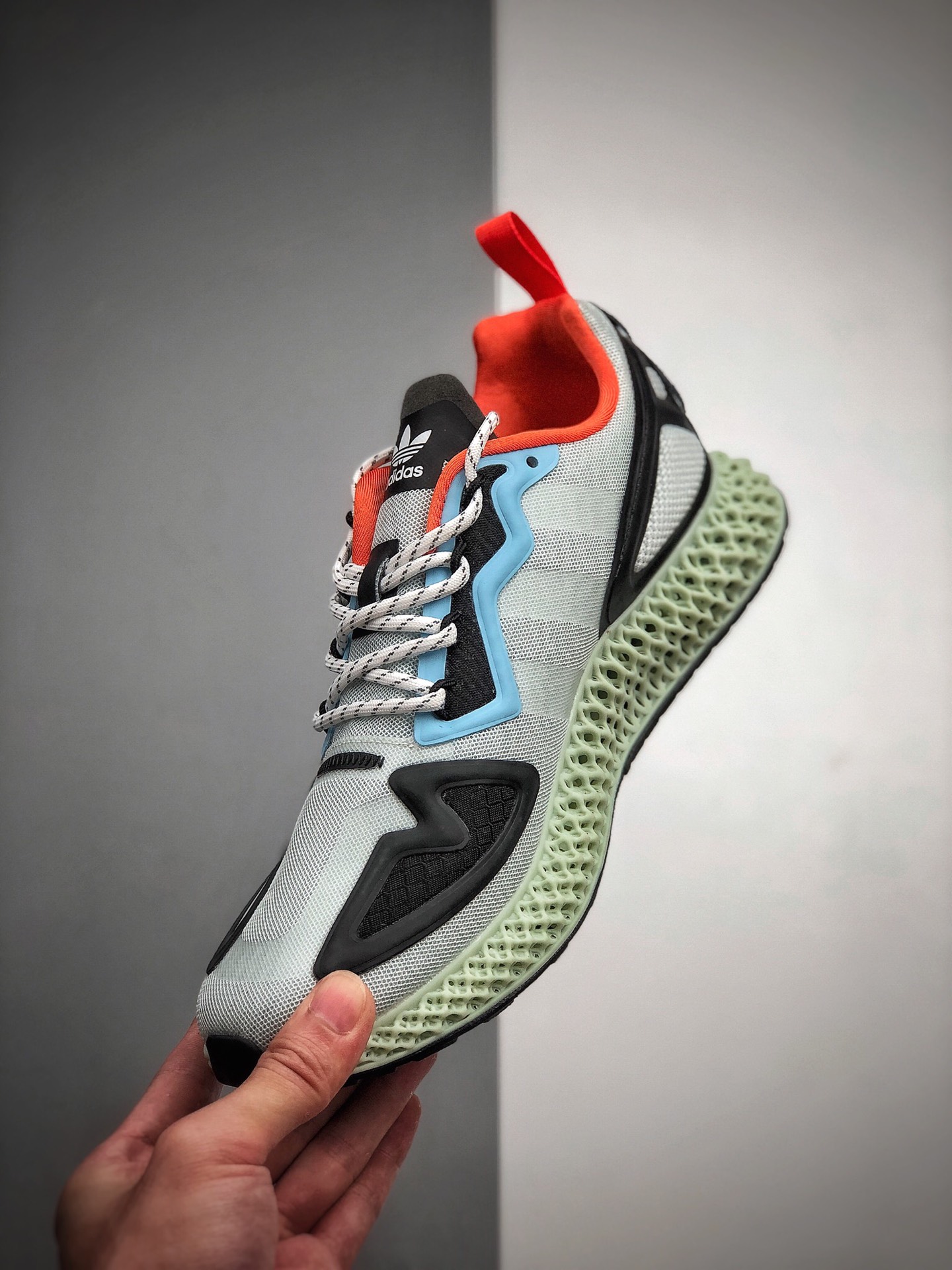 280  Adidas 阿迪达斯 ZX 2K 4D打印 科技高端跑步鞋  货号：FV8500