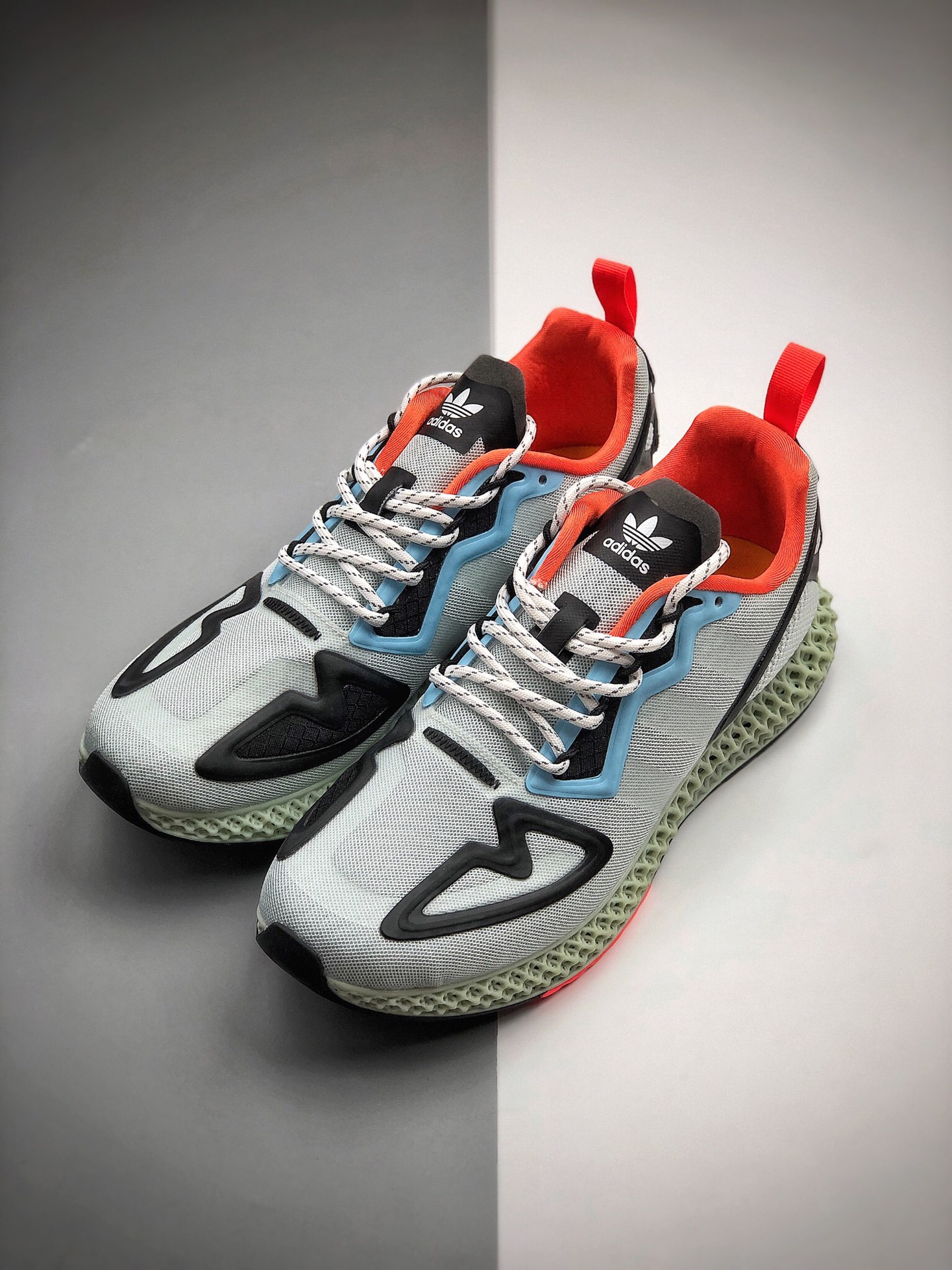 280  Adidas 阿迪达斯 ZX 2K 4D打印 科技高端跑步鞋  货号：FV8500