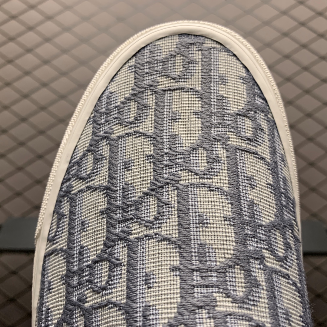 140 Vans 万斯 Slip-On 恶搞迪奥 低帮硫化懒人一脚蹬休闲板鞋