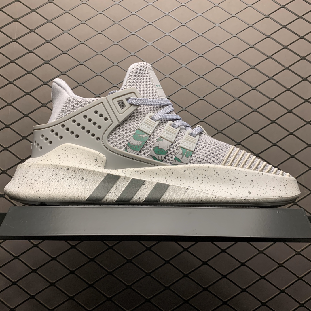 180 Adidas 阿迪达斯 EQT Bask ADV 鹿晗同款 FU6899 透气针织网面休闲运动鞋