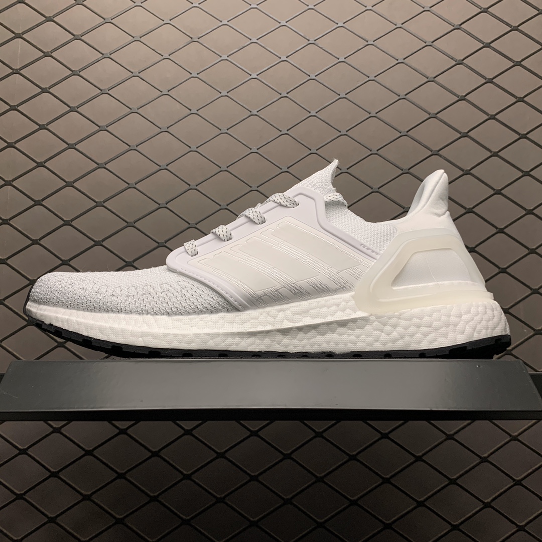180 Adidas 阿迪达斯 Ultra Boost 20 爆米花中底休闲跑步鞋 EG0709