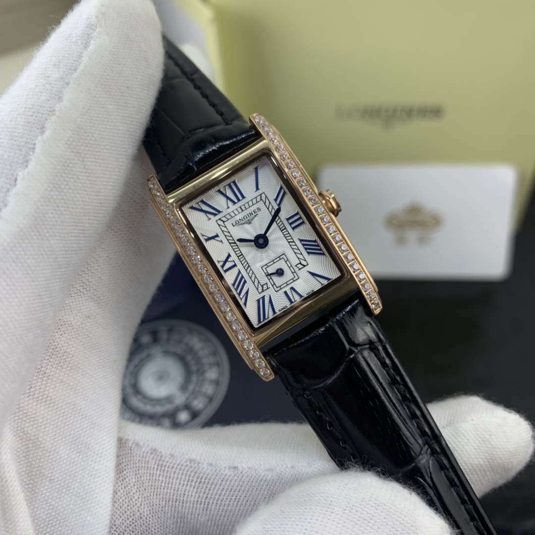 Longines 皇家 浪琴黛绰维纳系列镶钻女表