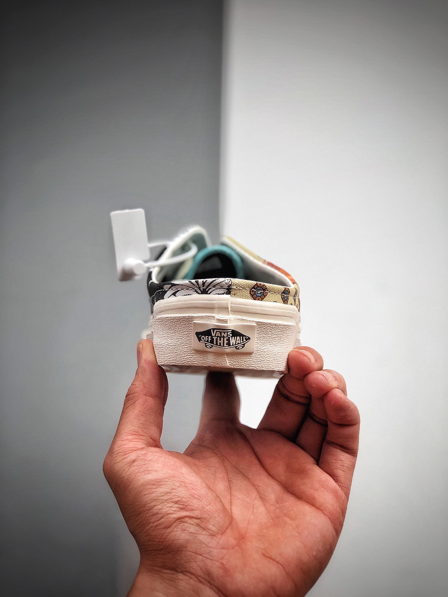 150 VANS Era复古限定腰果花拼接半拖夏季方便首选 鞋面不对称棋盘复古帆布鞋