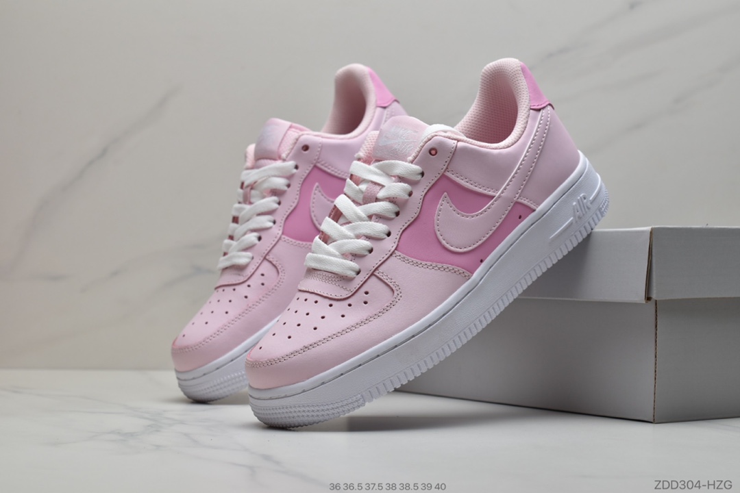 230 公司级 小红书爆款 Air Force 1 Pink Foam White LF粉白空军一号货号 CV9646-600 尺