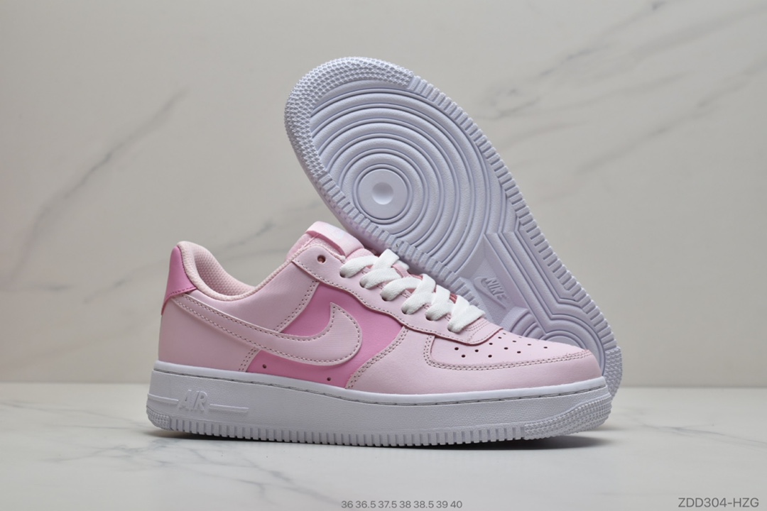 230 公司级 小红书爆款 Air Force 1 Pink Foam White LF粉白空军一号货号 CV9646-600 尺