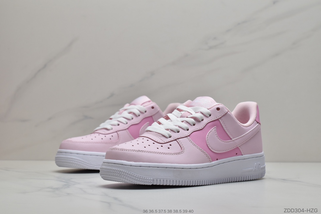 230 公司级 小红书爆款 Air Force 1 Pink Foam White LF粉白空军一号货号 CV9646-600 尺