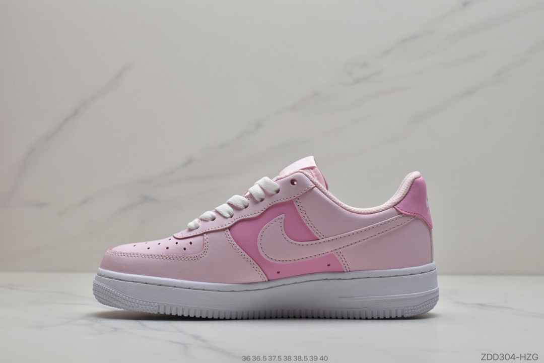 230 公司级 小红书爆款 Air Force 1 Pink Foam White LF粉白空军一号货号 CV9646-600 尺