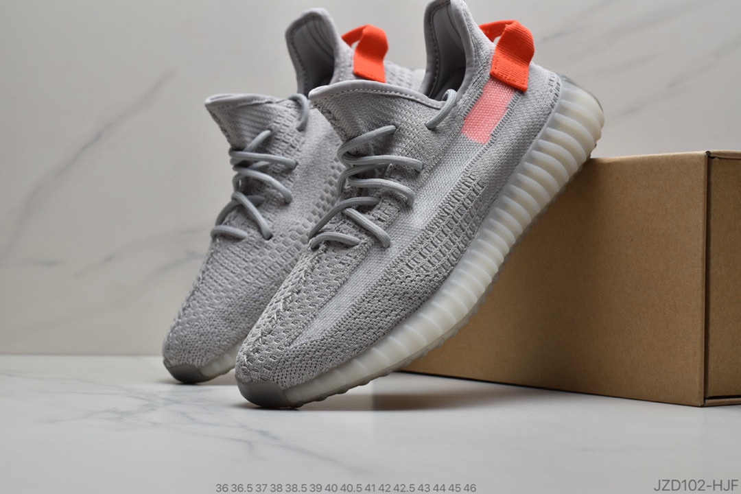 140 公司级 Adidas 椰子350 yeezy 350 V2 镂空蚕丝半透明