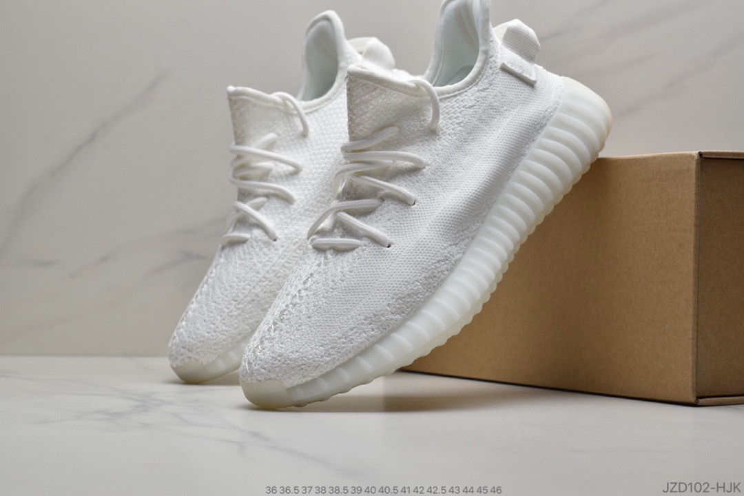 140 公司级 Adidas 椰子350 yeezy 350 V2 镂空蚕丝半透明