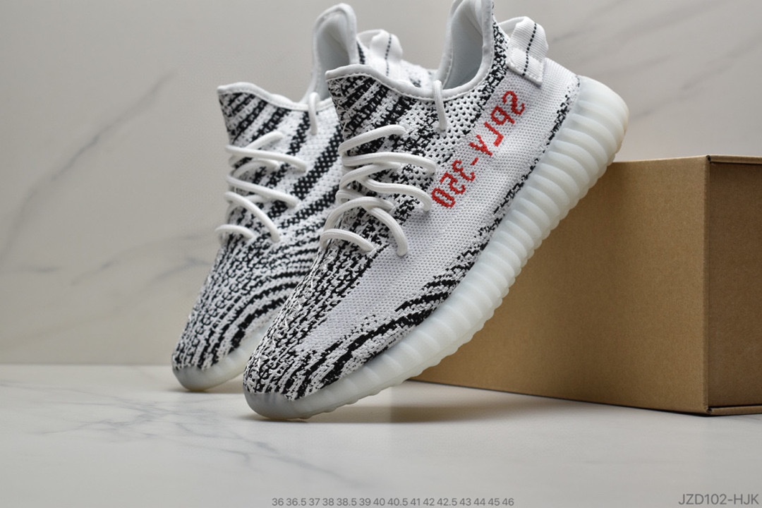 140 公司级 Adidas 椰子350 yeezy 350 V2 镂空蚕丝半透明